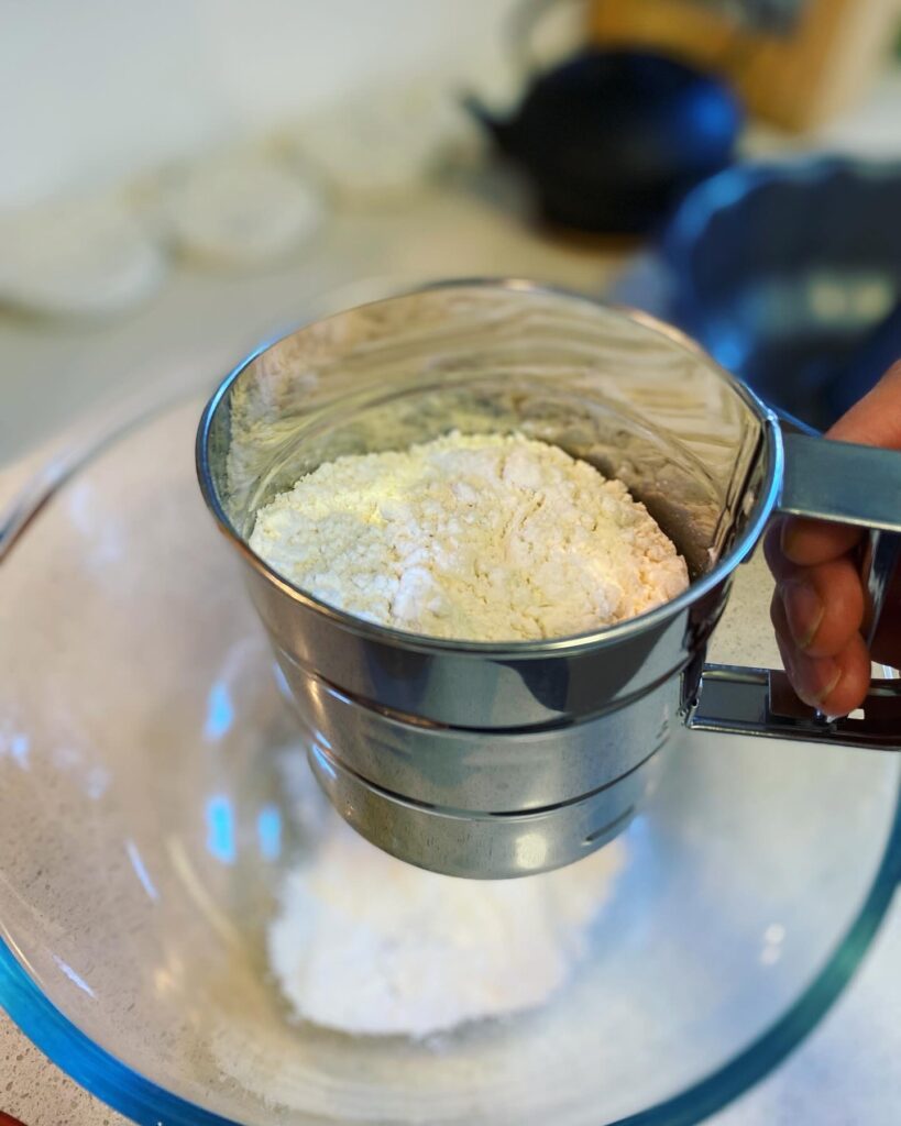 shift the flour