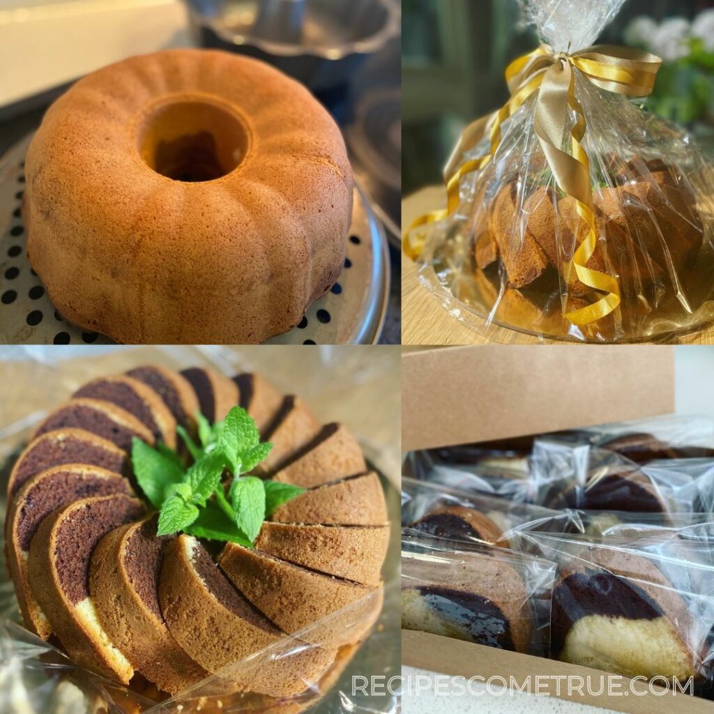 German Mable Butter Cake (Marmorkuchen)