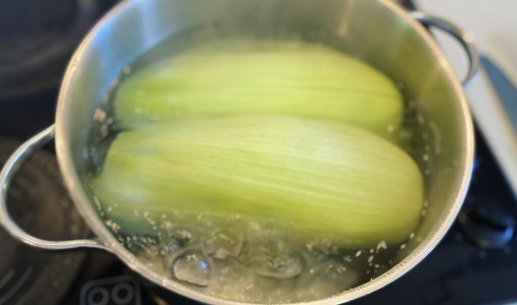 boiled corn