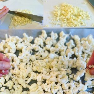 cauliflower with garlic