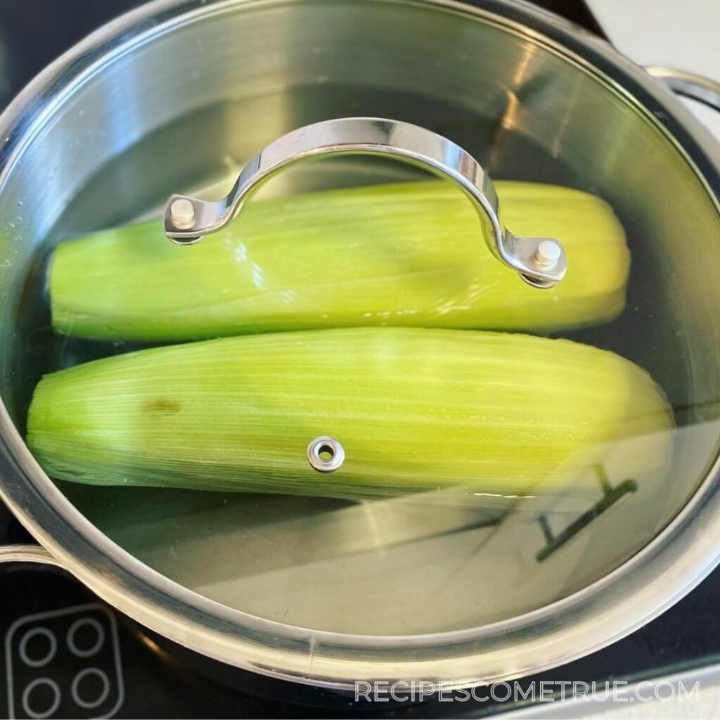 boil corn