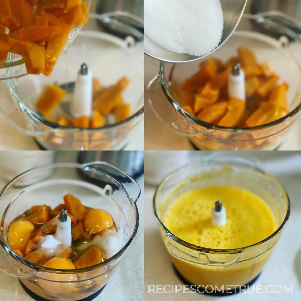 pumpkin in a food processor