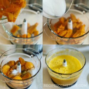 pumpkin in a food processor
