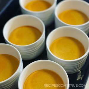 just baked pumpkin crème caramel