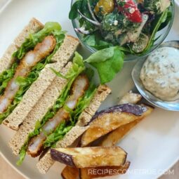 Ebi-katsu sandwiches