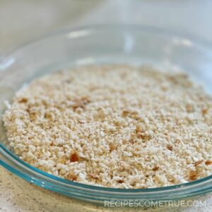 homemade fresh bread crumbles