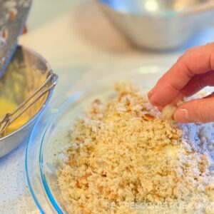 minced prawns with breadcrumbs
