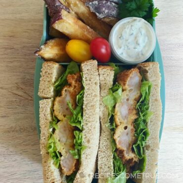 Ebi-katsu bento (lunchbox)