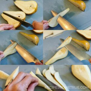 cut pear