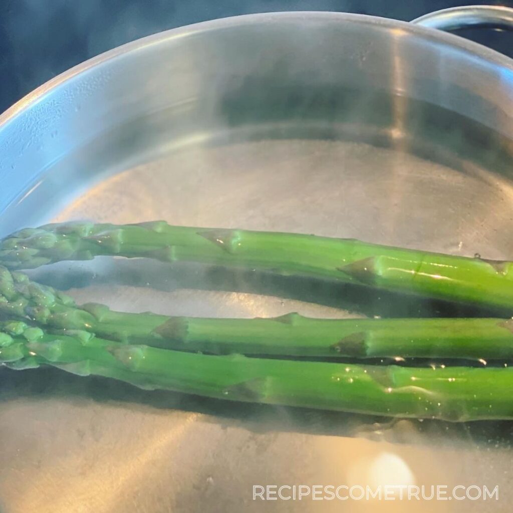boiling asparagus