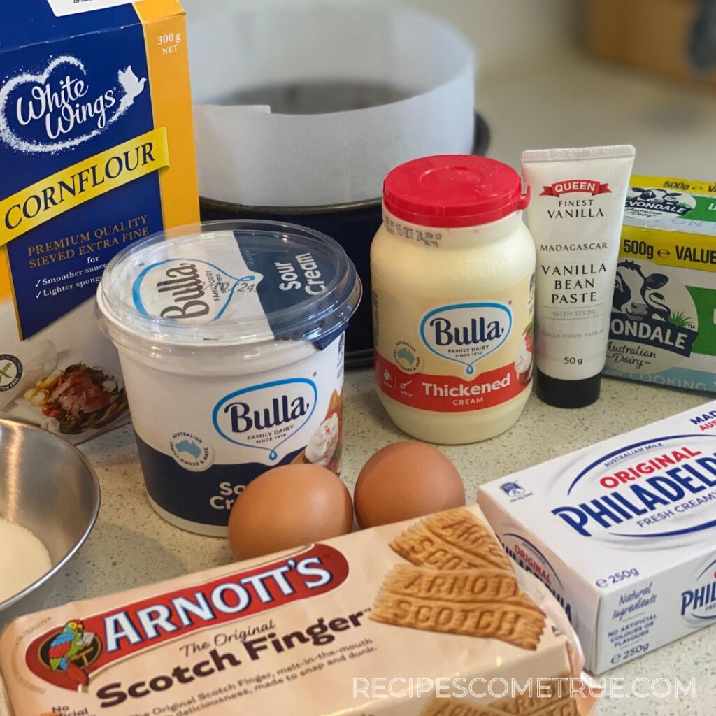 cheesecake ingredients