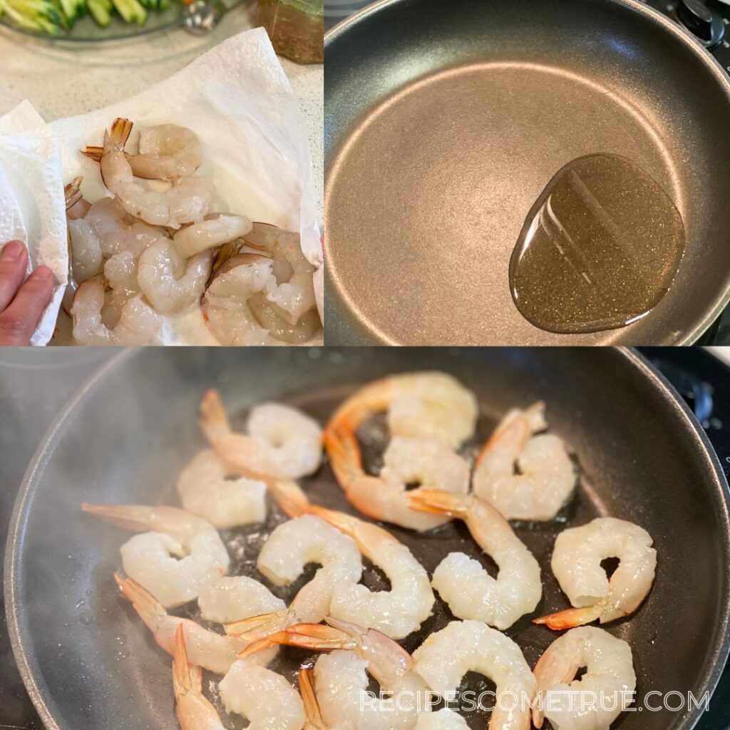 pan-fried prawns